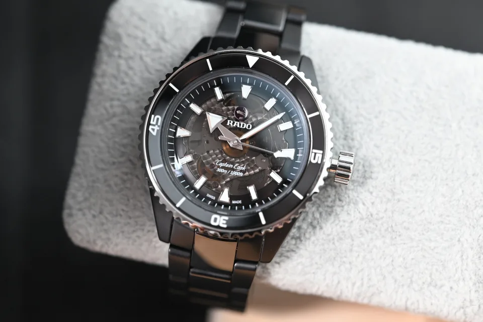 Rado Captain Cook High-Tech Ceramic Skeleton miniatura