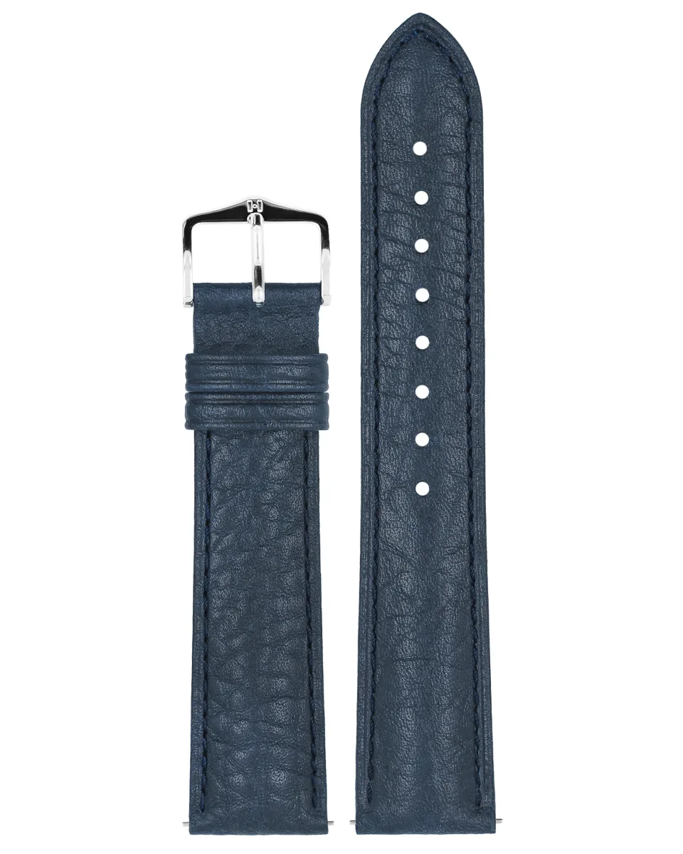 Pasek Hirsch Camelgrain Pro Skin Blue L 20 mm