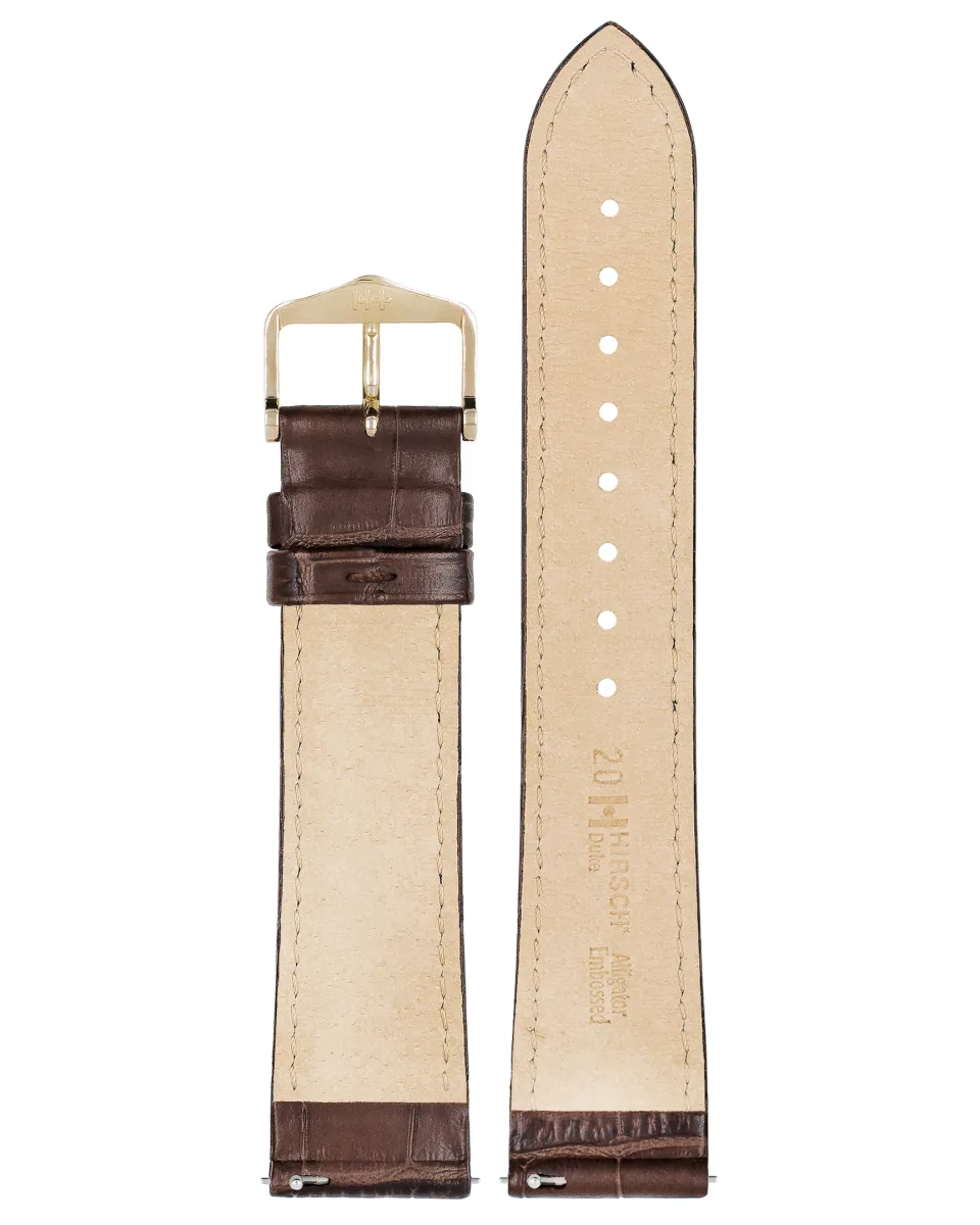 Pasek Hirsch Duke Brown L 20 mm