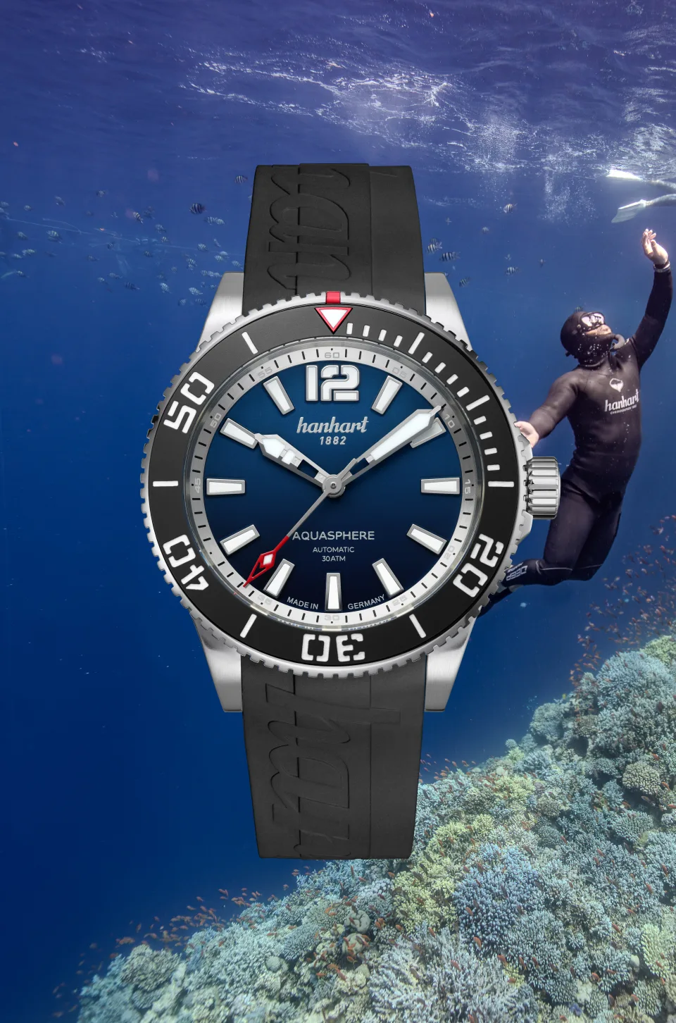 Hanhart AQUASPHERE Ocean Fade black 777.271-1020