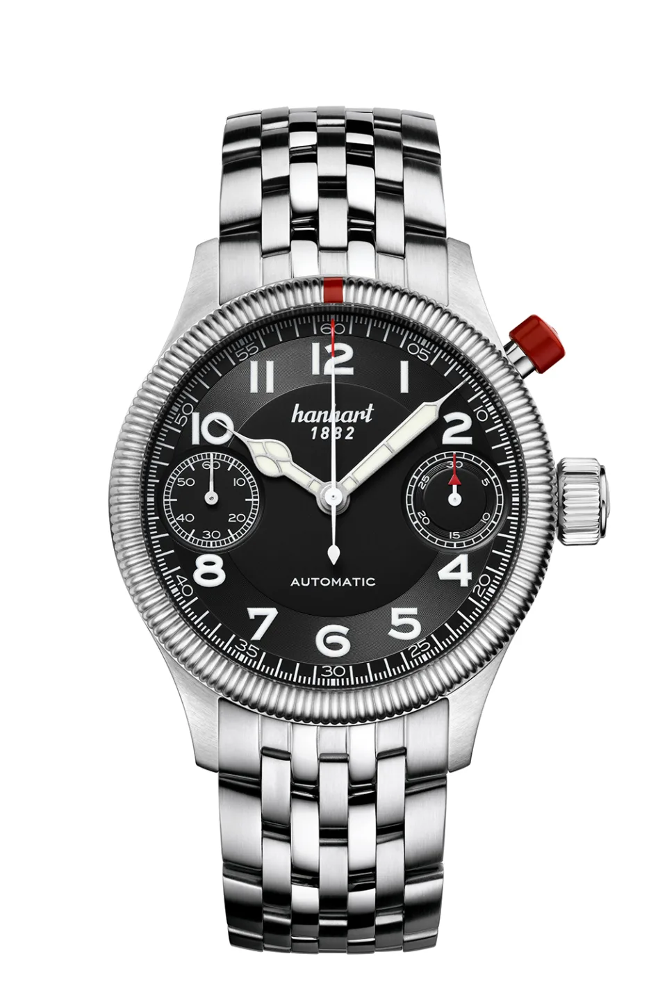 PIONEER MonoScope, black fluted bezel, 45 mm