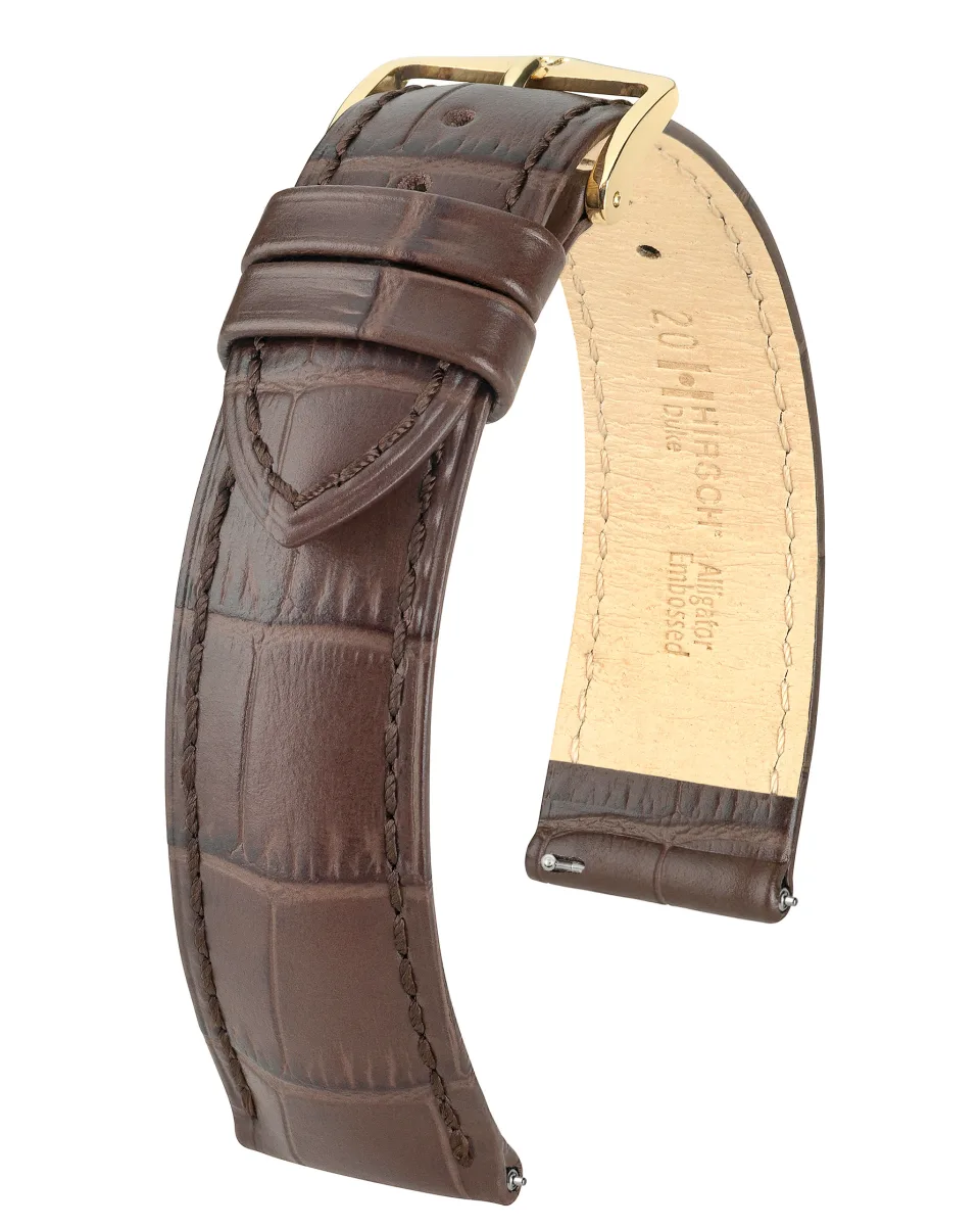 Pasek Hirsch Duke Brown L 20 mm